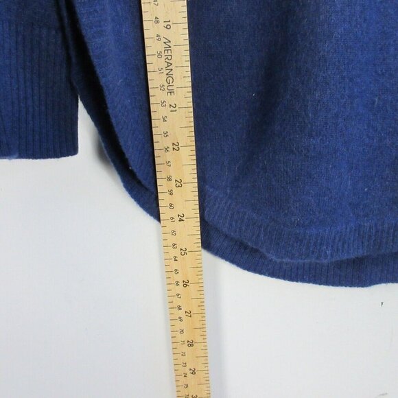 Club Monaco 100% Cashmere Pullover Sweater Womens XS Blue Long Sleeve Casual 204 - Picture 6 of 8